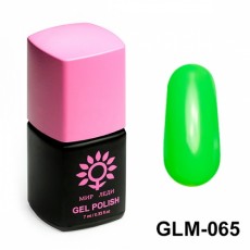 Гель-лак Мир Леди сверхстойкий - Салатового цвета GLM-065